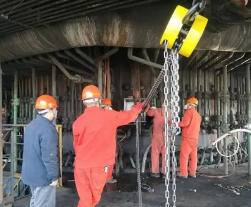 淺談手拉葫蘆在高爐冷卻壁檢修中的應用